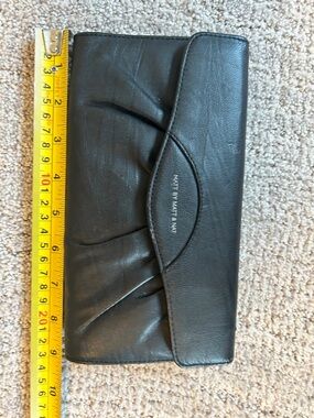 Matt by Matt & Nat Black Leather Clutch